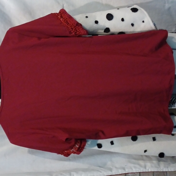Burgundy Embroidered top - Picture 5 of 5